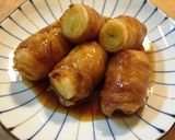 白ネギと豚肉のコロコロ焼き♪作り方3写真