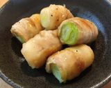白ネギと豚肉のコロコロ焼き♪作り方4写真