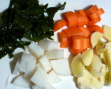 茎ワカメと野菜の酒粕煮 ～酒処の定番♪～作り方3写真