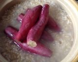 100斤土鍋で玄米粥と芋(カセットコンロ作り方7写真