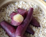 100斤土鍋で玄米粥と芋(カセットコンロ作り方9写真