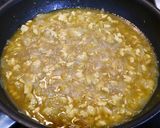 簡単！たっぷり玉葱のカレー風あんかけ作り方3写真