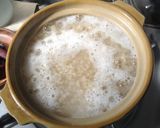 100斤土鍋で玄米粥と芋(カセットコンロ作り方11写真