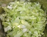 玉ねぎの唐揚げとキャベツのサラダ作り方1写真