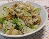 かぶとベビーホタテのピリ辛サッと煮作り方3写真