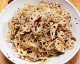簡単！レンコンと豚肉のキンピラ炒め作り方7写真