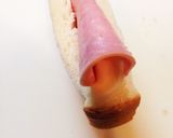 簡単朝ご飯！ハムチーズのフレンチトースト作り方1写真