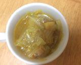 キャベツとベーコンのカレー風味のつぼ焼き作り方8写真