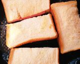 簡単朝ご飯！ハムチーズのフレンチトースト作り方4写真