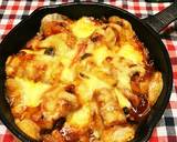 とろ〜り♡トッポギ風肉巻き餅グラタン作り方7写真
