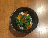 いくらのみぞれ和えwithパクチー作り方2写真