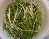 簡単!水菜とおあげの炊いたん作り方3写真