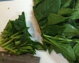 豆腐クリームでほうれん草ポタージュ作り方1写真