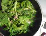 菜の花と芽キャベツのツナパスタ作り方4写真