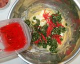 お好み焼♪餃子のたね残りアレンジリメイク作り方6写真