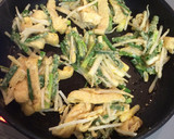 冷蔵庫の残り物で！もやしと揚げのお焼き作り方4写真