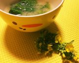 菜の花の☆お味噌汁作り方5写真