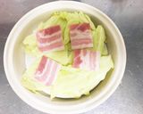 キャベツとベーコンの重ね蒸し作り方2写真