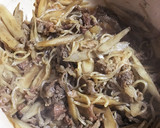＊牛肉とごぼうと糸こんの炒め煮＊作り方8写真