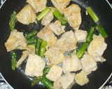 アスパラ鶏胸肉の野菜炒め♪お弁当・サラダ作り方10写真