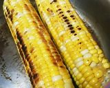 屋台風、焼きトウモロコシ作り方3写真