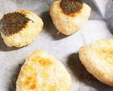 カリッふわっ焼きおにぎり:大葉の塩漬けも作り方2写真