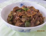 簡単なすのカレー丼作り方5写真