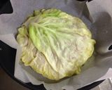 キャベツとひき肉のミルフィーユ蒸し作り方7写真