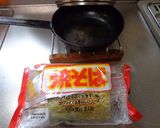 最速の具無し焼きそば作り方1写真
