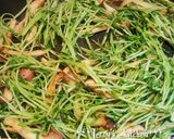 茅乃舎野菜だしde豆苗とエリンギのソテー作り方5写真