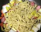 白菜のやきそば作り方2写真