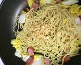 白菜のやきそば作り方3写真