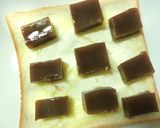 福井発❀バター風味の水ようかんトースト作り方3写真