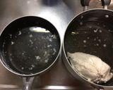 茹で鶏のスープで鶏だし茶漬け作り方1写真