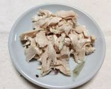茹で鶏のスープで鶏だし茶漬け作り方5写真