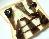 バター風味＊塩きなこ水ようかんトースト作り方3写真