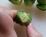芽キャベツ丸ごと手作り味付け焼き餃子作り方2写真
