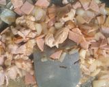 オムライス風のケチャップライス作り方4写真