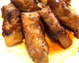 すき焼きのタレで大根とえのきの肉巻き作り方5写真