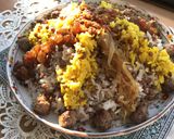 イラン♡肉団子入り豆ご飯 アダスポロ作り方18写真