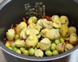 銀杏と栗の炊き込みご飯作り方4写真