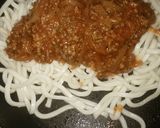 昨夜のミートソースでミートうどん作り方3写真