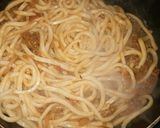 昨夜のミートソースでミートうどん作り方4写真