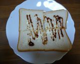 お好み焼きトースト作り方1写真