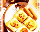 アンパンマンポテト♡デコ♡トースト作り方10写真