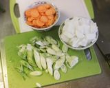 参鶏湯風のスープ***作り方3写真