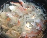 渡り蟹と大根のお味噌汁作り方6写真