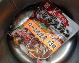 フライパンでキャベツジンギスカン作り方1写真