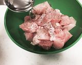 鶏天のオーロラソース和え☆作り方1写真