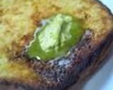 バターの風味♪抹茶マーガリントースト作り方3写真